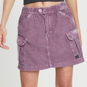 BDG Urban Outfitters lavender corduroy cargo mini skirt size M